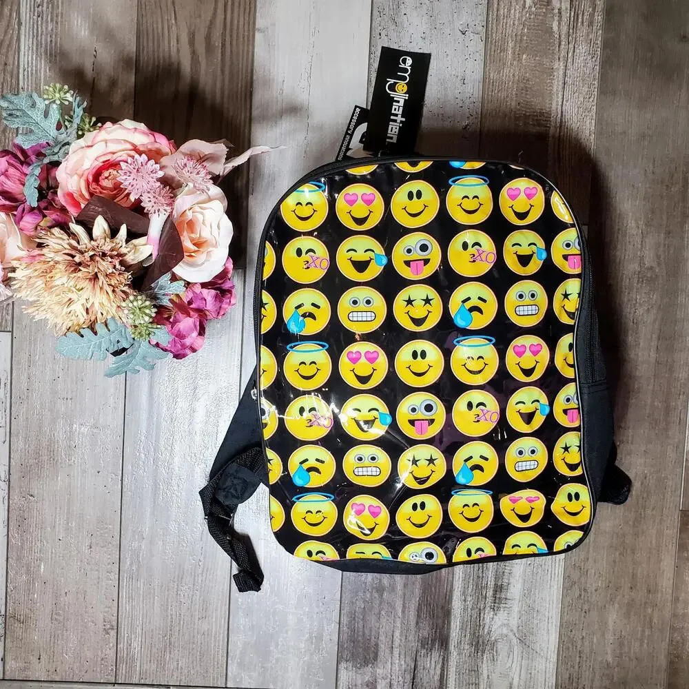 NWT Emoji Emoticon Backpack officially licensed by EmojiNation